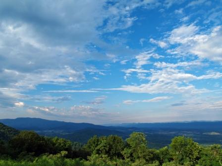 blue morning