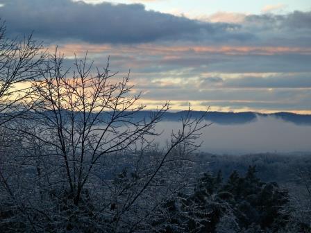 Icy Sunset